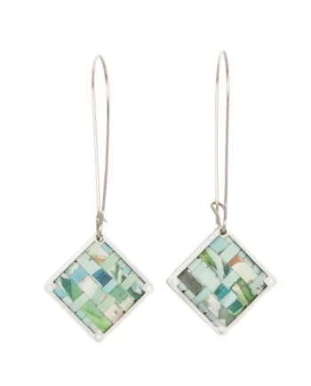 Tree House Tasman Bay Long Woven Earrings