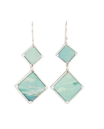 Tree House Tasman Bay Double Diamond Earrings