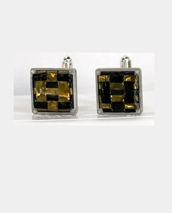 Deciduous Brewing Spangle Woven Cufflinks