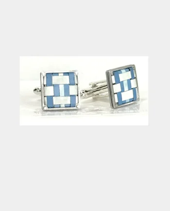 Naukabout Hello Cape Cod Woven Cufflinks