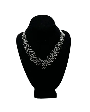 Celtic Swirl Chain in Silver
