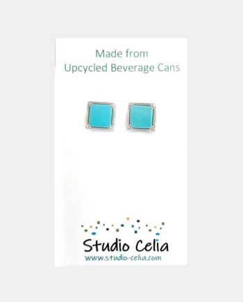 Athletic Run Wild Mini Square Earrings