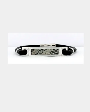 Finback Subspace Leather Bracelet